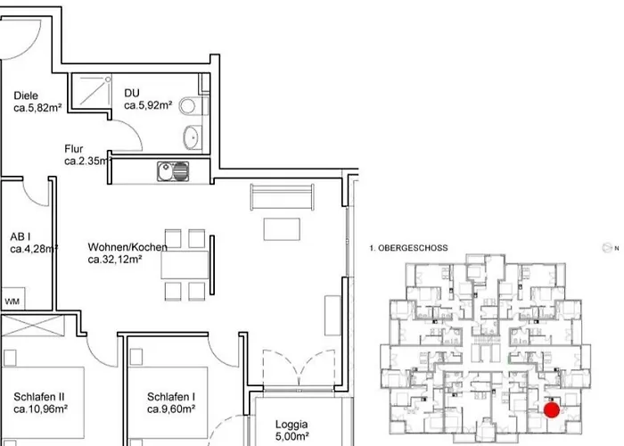 Strandvilla Augustusbad 110 Appartement